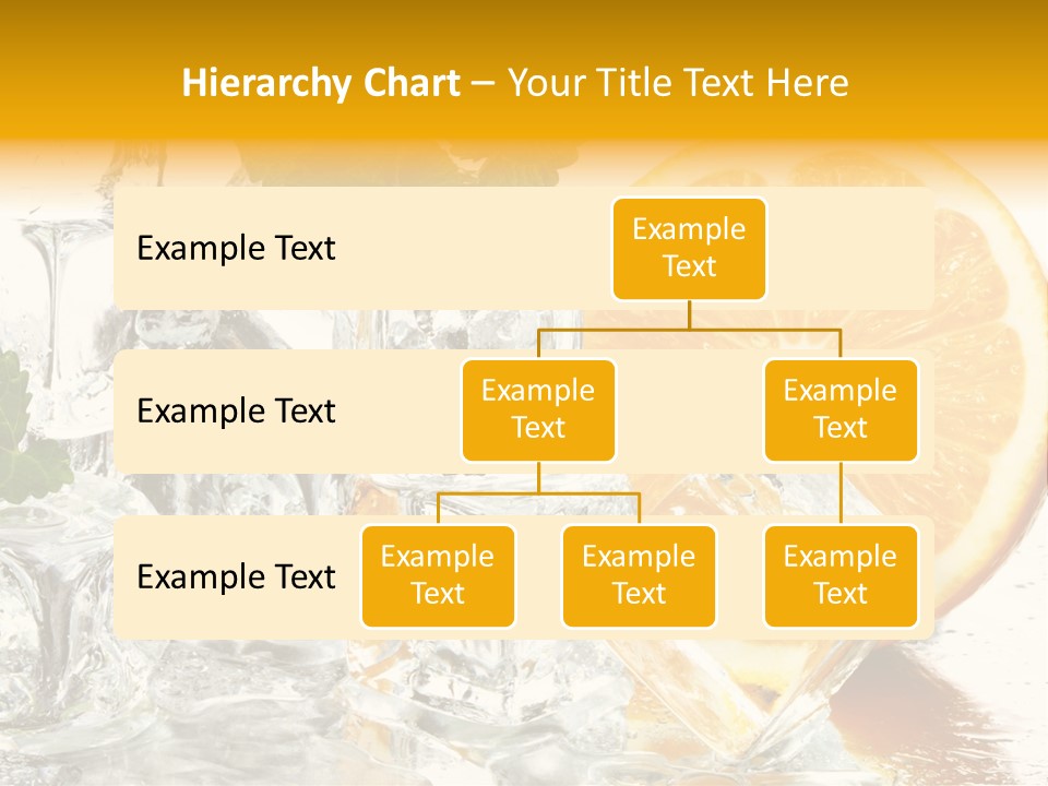Orange Ice PowerPoint Template