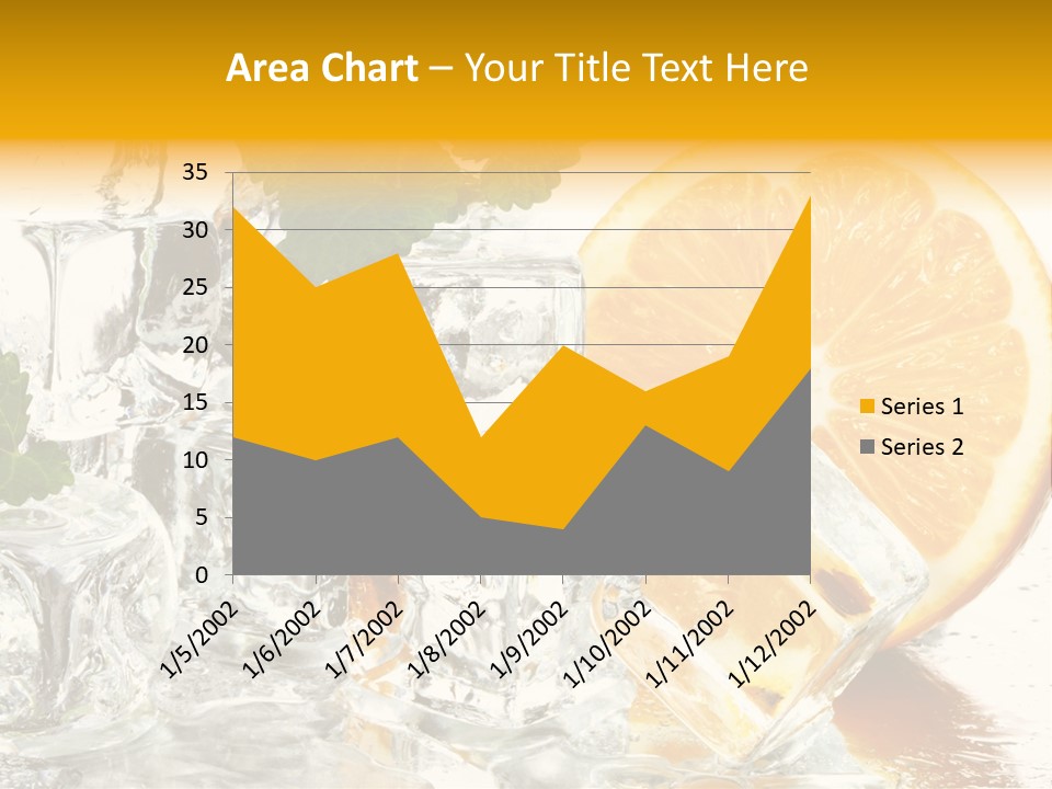 Orange Ice PowerPoint Template