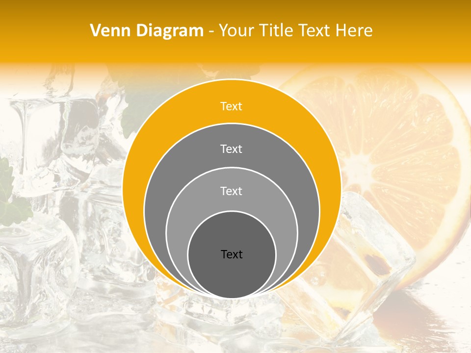 Orange Ice PowerPoint Template