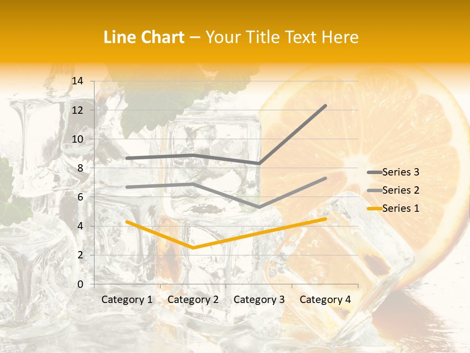 Orange Ice PowerPoint Template