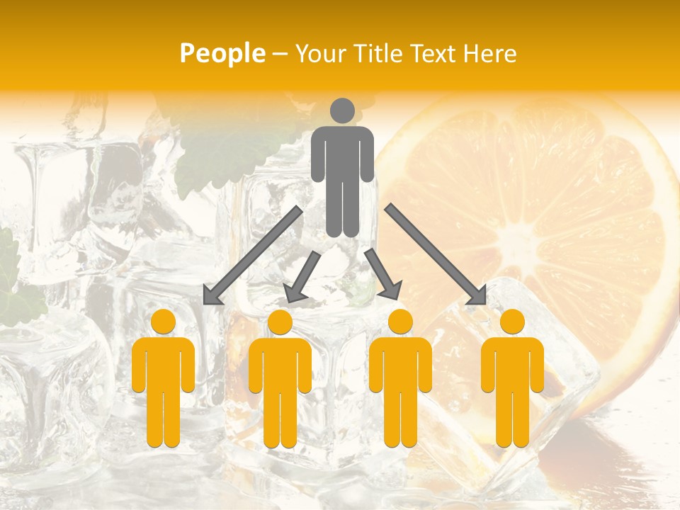 Orange Ice PowerPoint Template