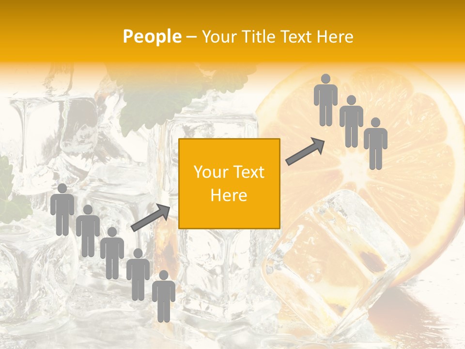 Orange Ice PowerPoint Template