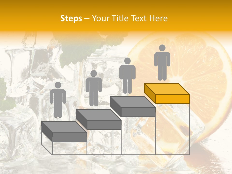 Orange Ice PowerPoint Template