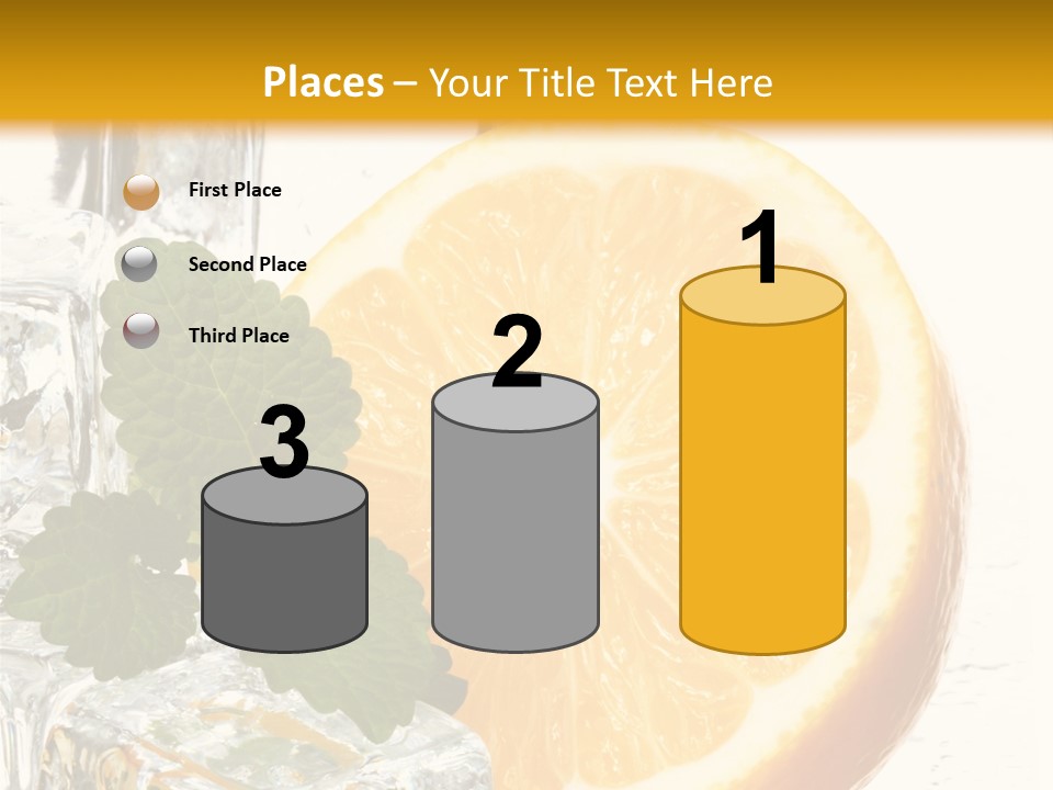 Juice Ingredient Dew PowerPoint Template