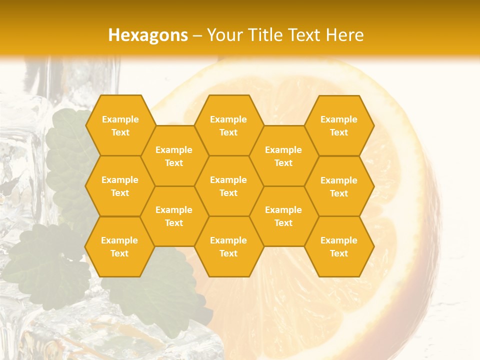 Juice Ingredient Dew PowerPoint Template