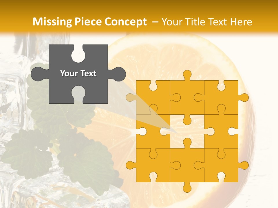 Juice Ingredient Dew PowerPoint Template