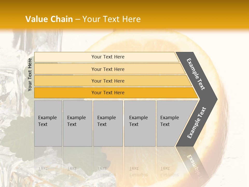 Juice Ingredient Dew PowerPoint Template