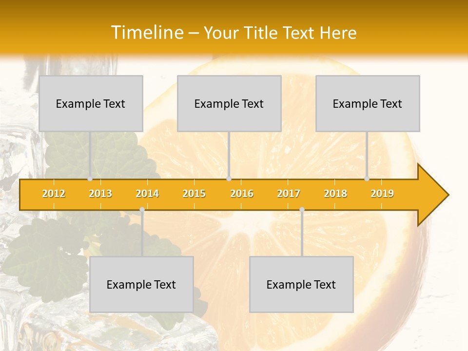Juice Ingredient Dew PowerPoint Template