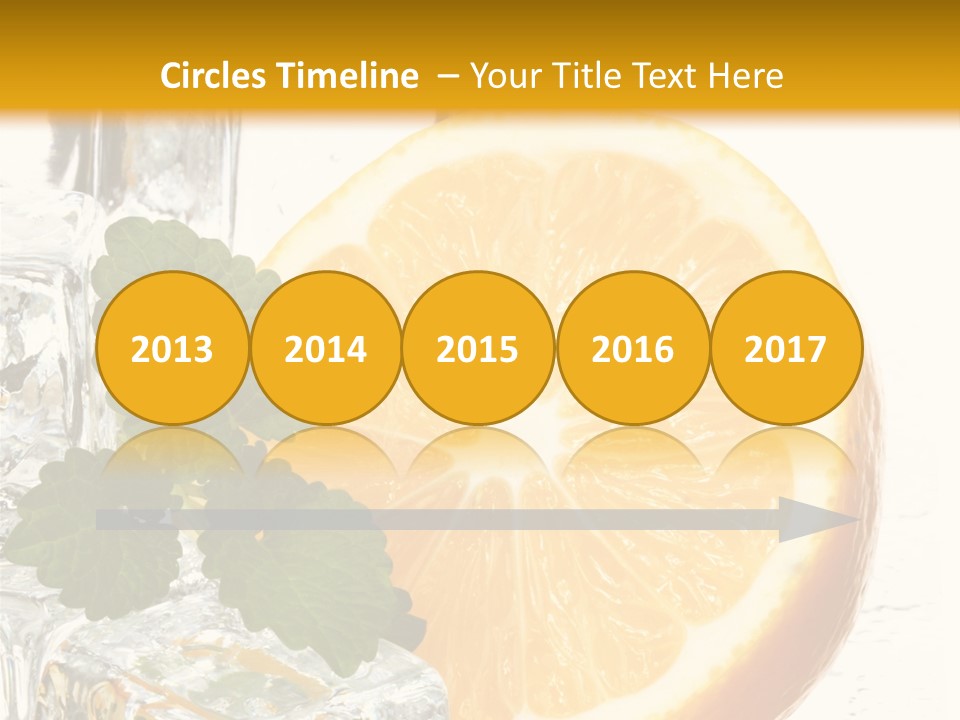 Juice Ingredient Dew PowerPoint Template