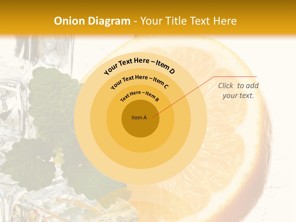 Juice Ingredient Dew PowerPoint Template