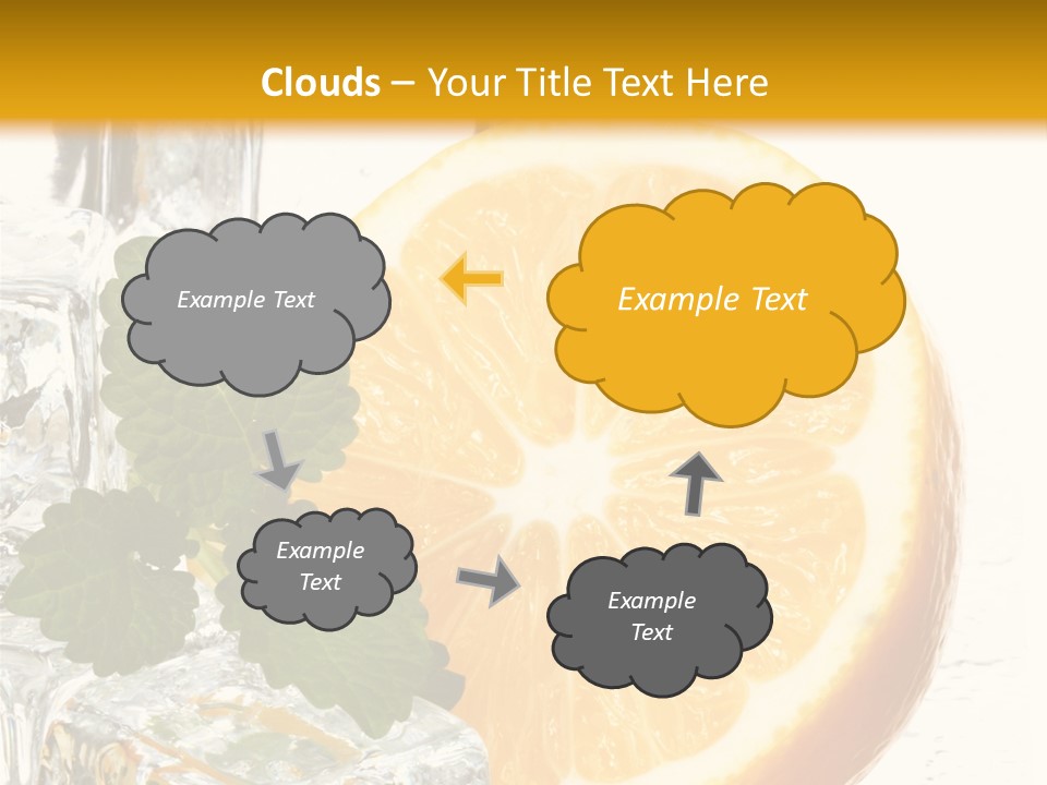 Juice Ingredient Dew PowerPoint Template