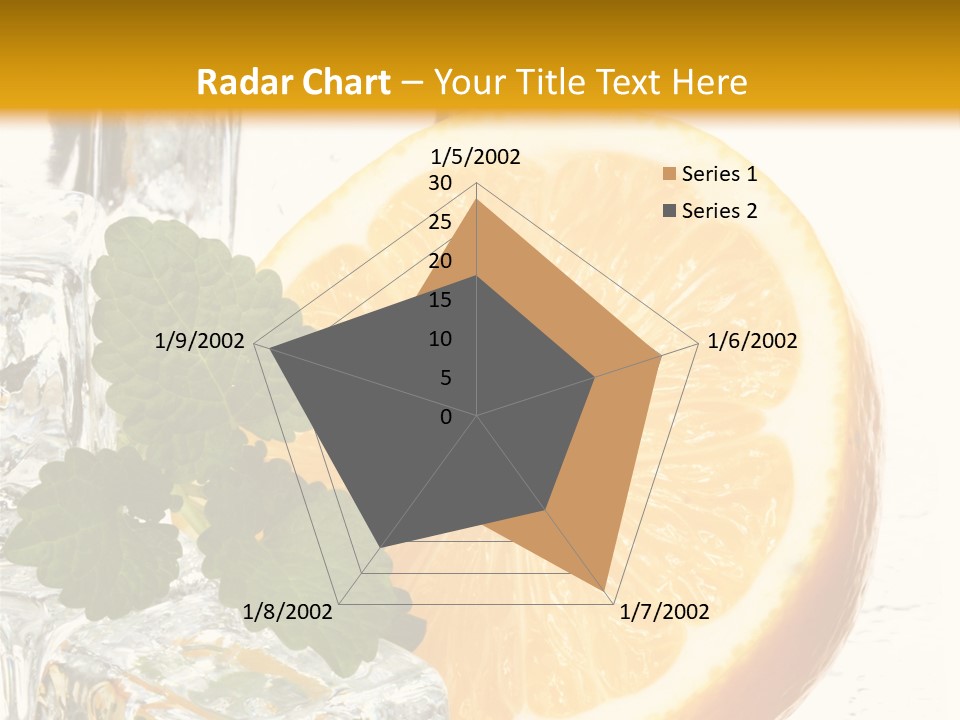 Juice Ingredient Dew PowerPoint Template