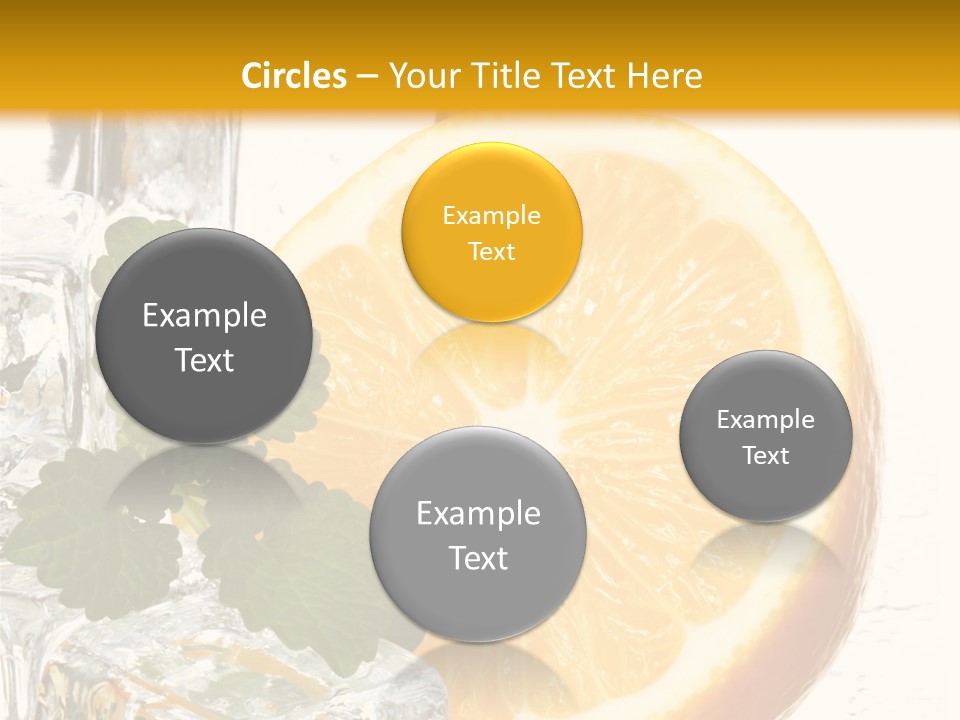 Juice Ingredient Dew PowerPoint Template