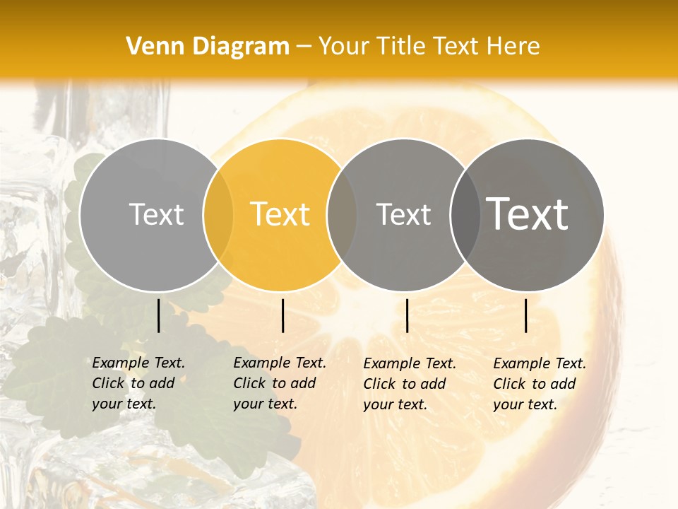 Juice Ingredient Dew PowerPoint Template