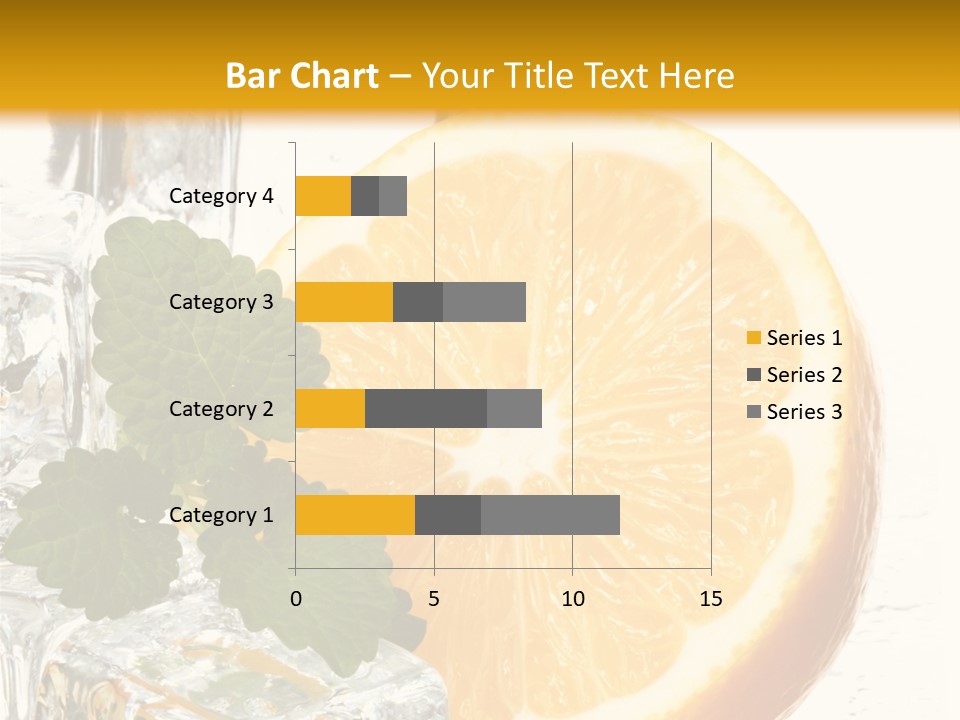 Juice Ingredient Dew PowerPoint Template