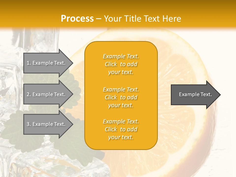 Juice Ingredient Dew PowerPoint Template