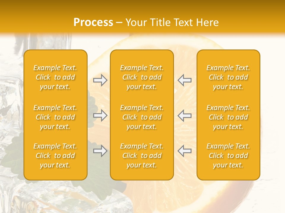 Juice Ingredient Dew PowerPoint Template
