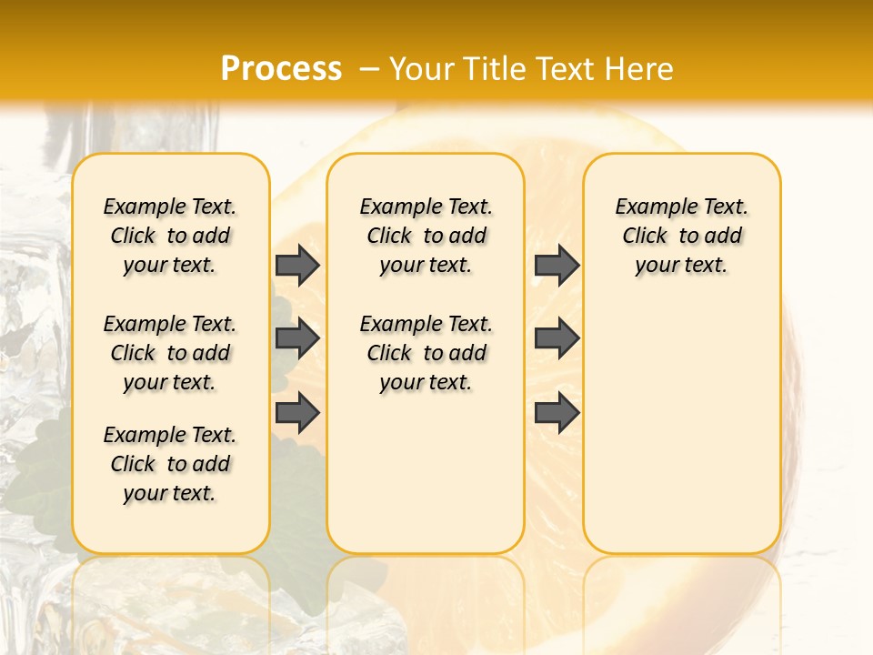 Juice Ingredient Dew PowerPoint Template