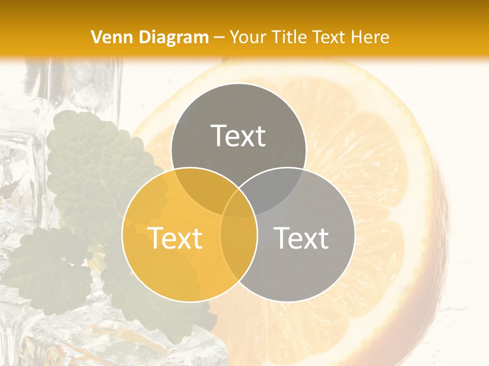 Juice Ingredient Dew PowerPoint Template