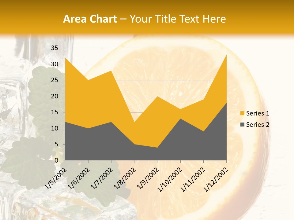 Juice Ingredient Dew PowerPoint Template