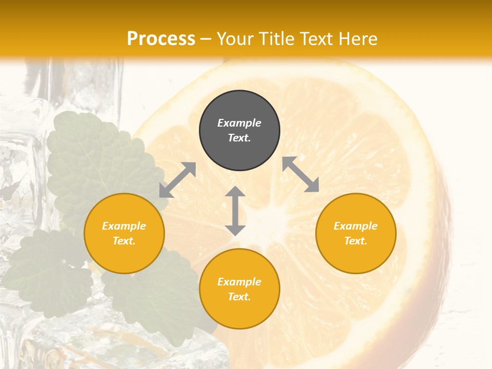 Juice Ingredient Dew PowerPoint Template