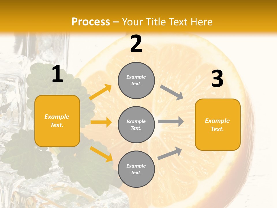 Juice Ingredient Dew PowerPoint Template