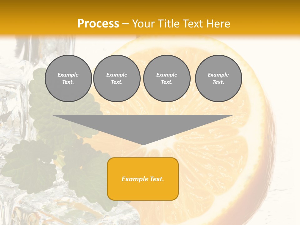 Juice Ingredient Dew PowerPoint Template