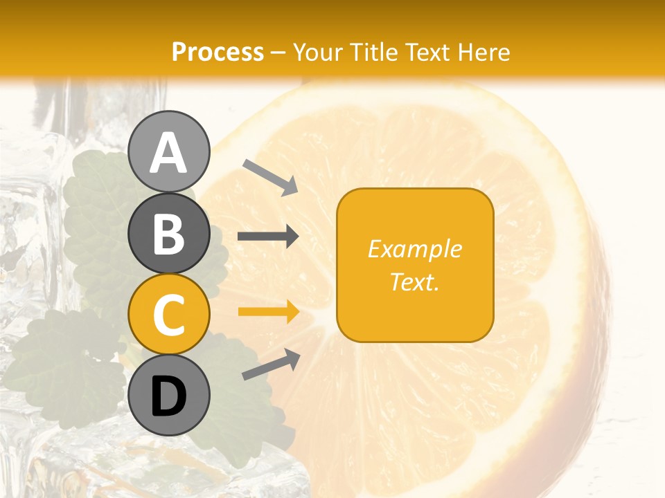 Juice Ingredient Dew PowerPoint Template