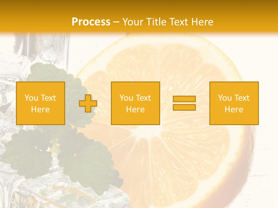 Juice Ingredient Dew PowerPoint Template