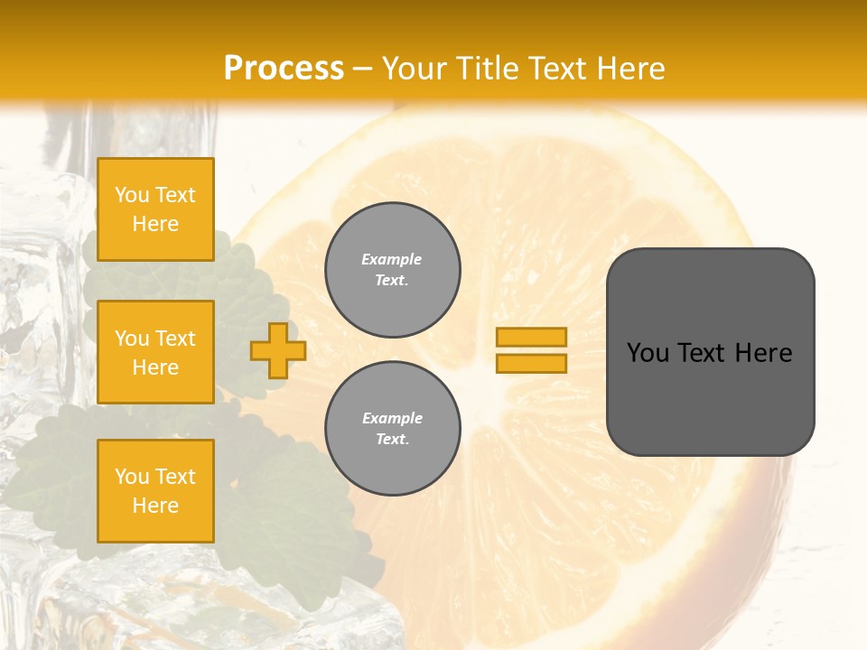 Juice Ingredient Dew PowerPoint Template