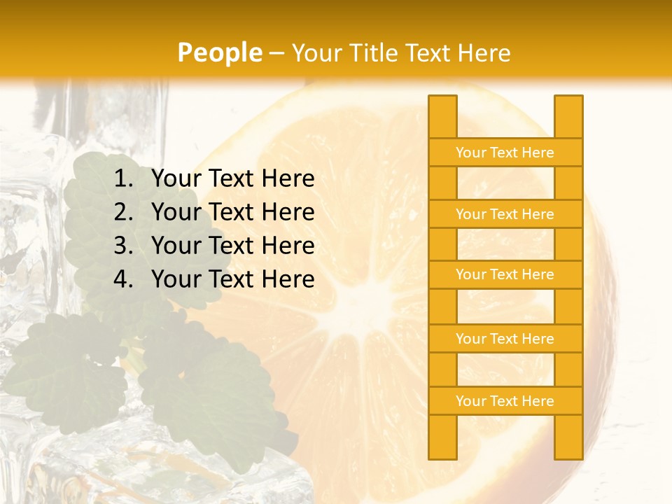Juice Ingredient Dew PowerPoint Template
