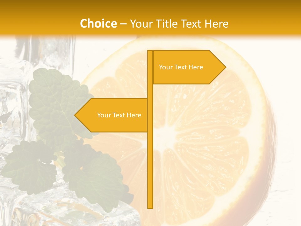Juice Ingredient Dew PowerPoint Template