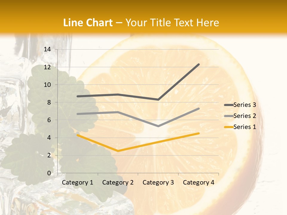 Juice Ingredient Dew PowerPoint Template