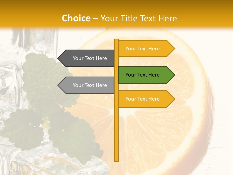 Juice Ingredient Dew PowerPoint Template