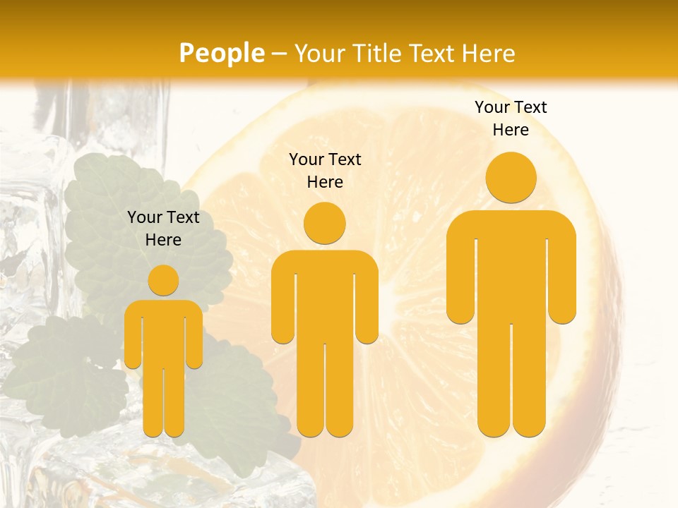 Juice Ingredient Dew PowerPoint Template