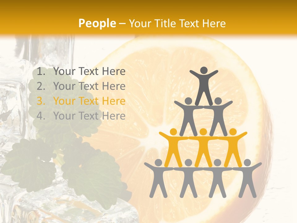 Juice Ingredient Dew PowerPoint Template