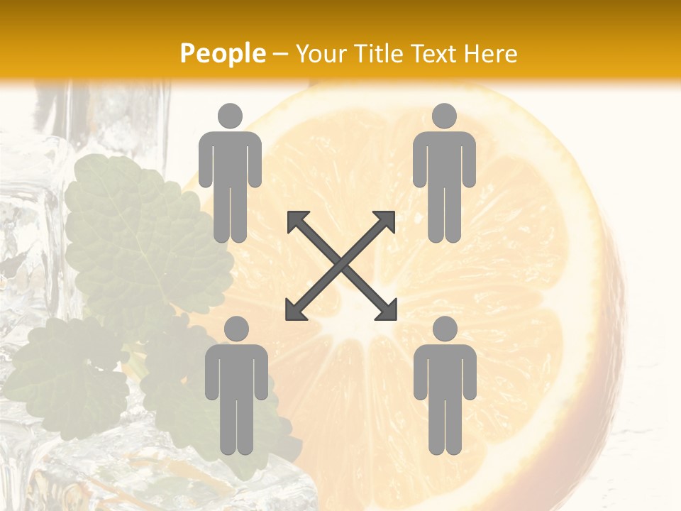 Juice Ingredient Dew PowerPoint Template