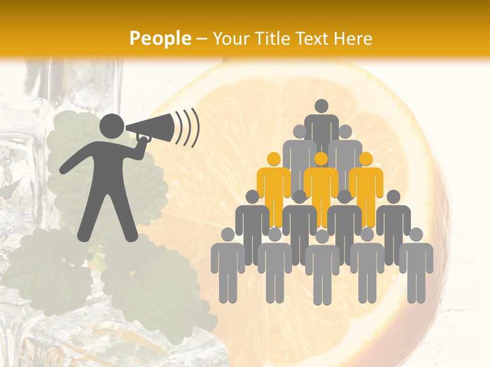 Juice Ingredient Dew PowerPoint Template