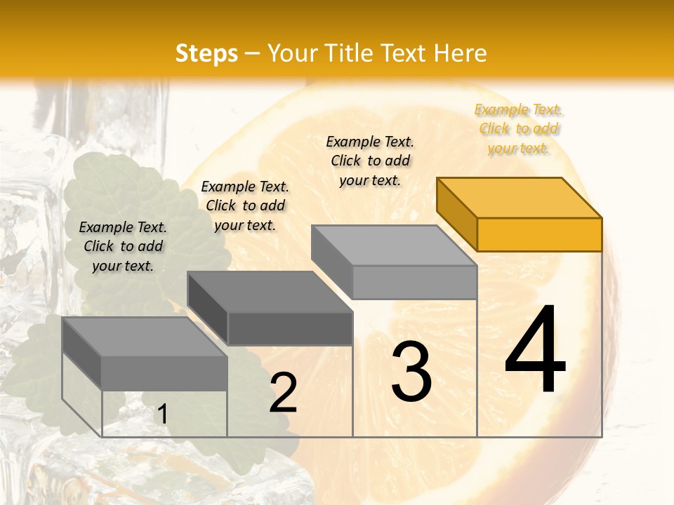 Juice Ingredient Dew PowerPoint Template