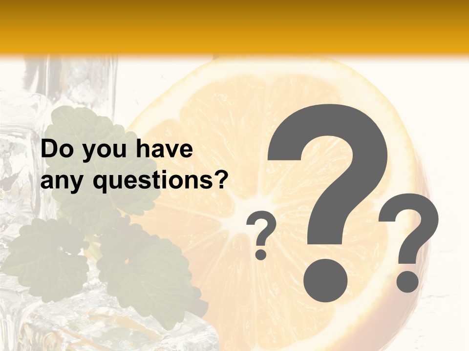 Juice Ingredient Dew PowerPoint Template