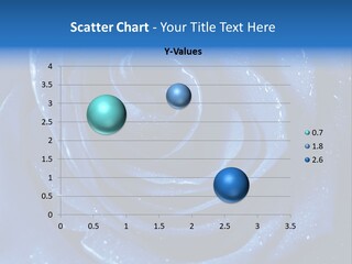 Blue Roses PowerPoint Template