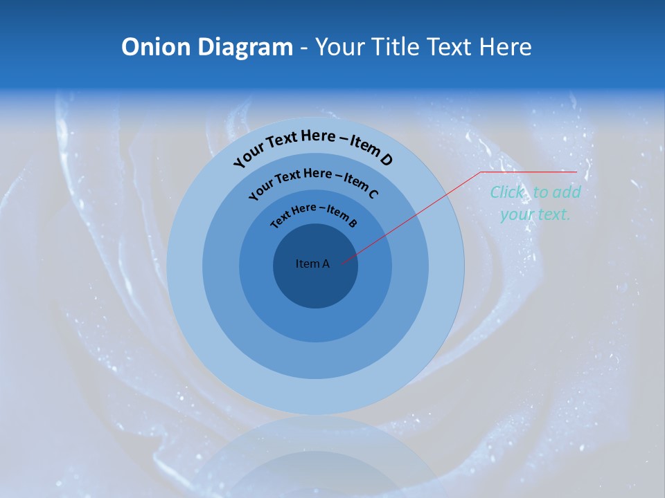 Blue Roses PowerPoint Template