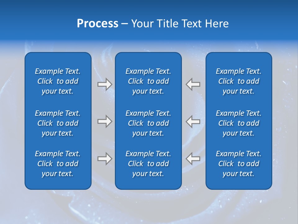 Blue Roses PowerPoint Template