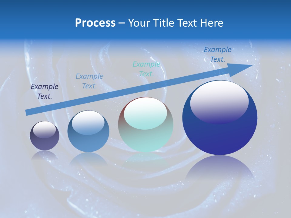 Blue Roses PowerPoint Template