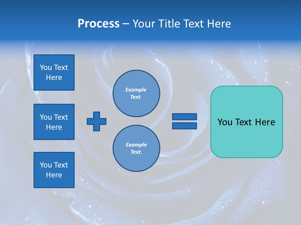 Blue Roses PowerPoint Template