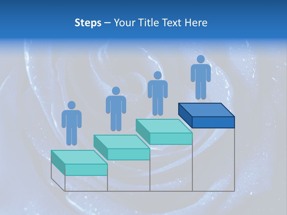 Blue Roses PowerPoint Template