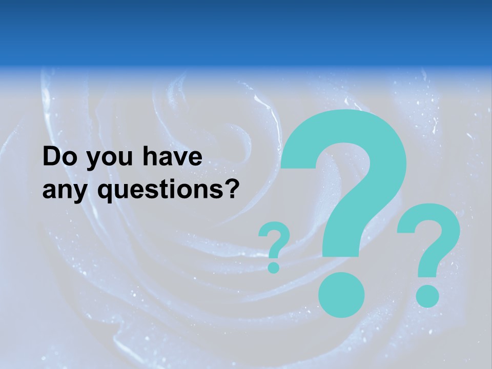 Blue Roses PowerPoint Template