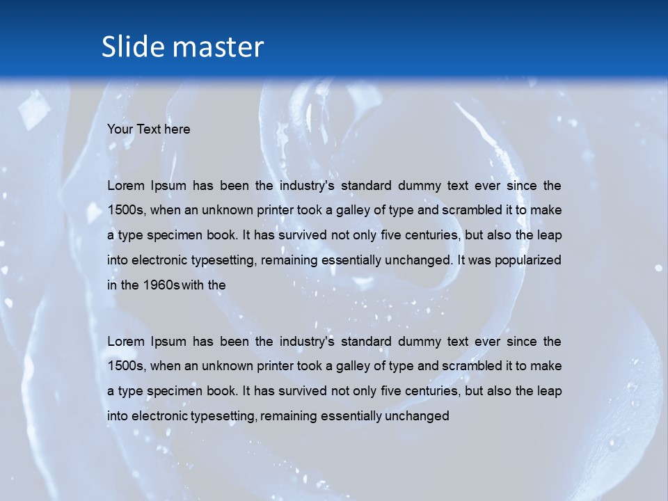 Botanical Blossom Aromatherapy PowerPoint Template