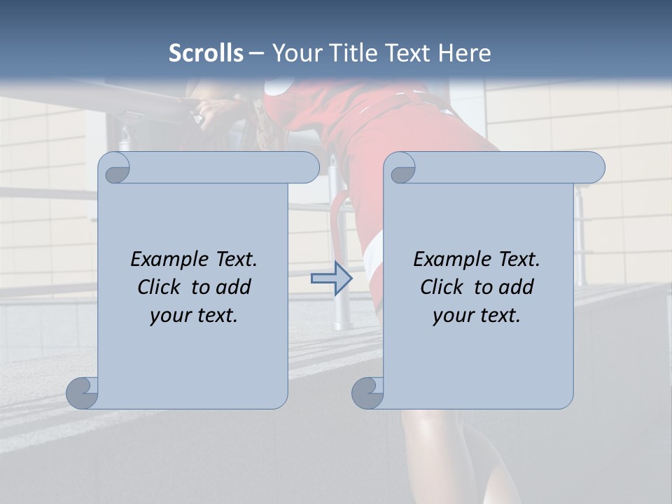 Portrait Expressive Contemporary PowerPoint Template