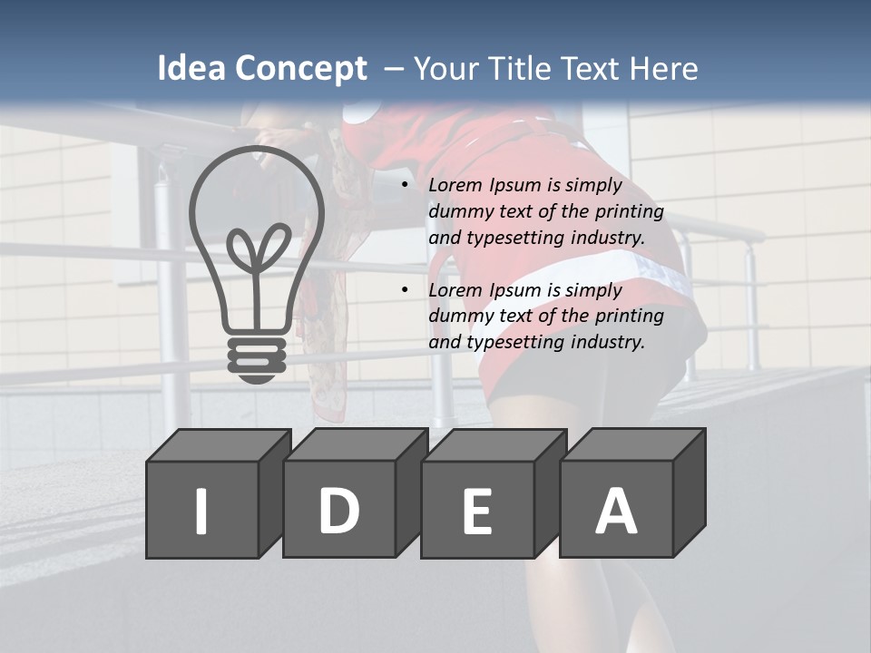 Portrait Expressive Contemporary PowerPoint Template